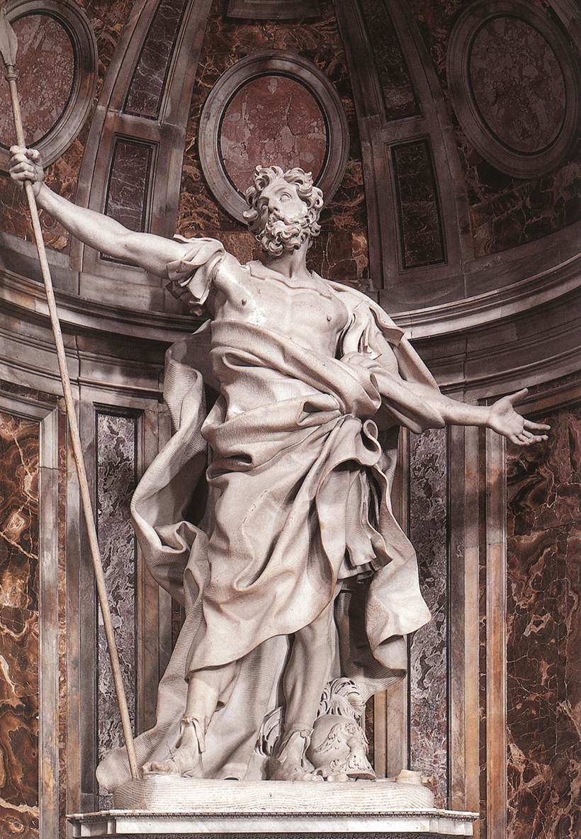 Святой Лонгин Джованни Лоренцо Бернини (1598-1680) Рим, Собор Святого Петра
