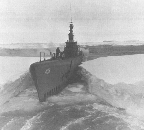 gestaute U-Boot