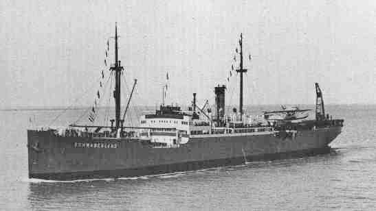 Schiff "Schwabenland" wurde bis 1934 fur die transatlantischen Post Lieferungen verwendeten